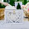 White Wedding Card Box with Mr & Mrs Sign Wooden Card Box with Lock Wedding Box for Cards and Money Gift Box for Reception